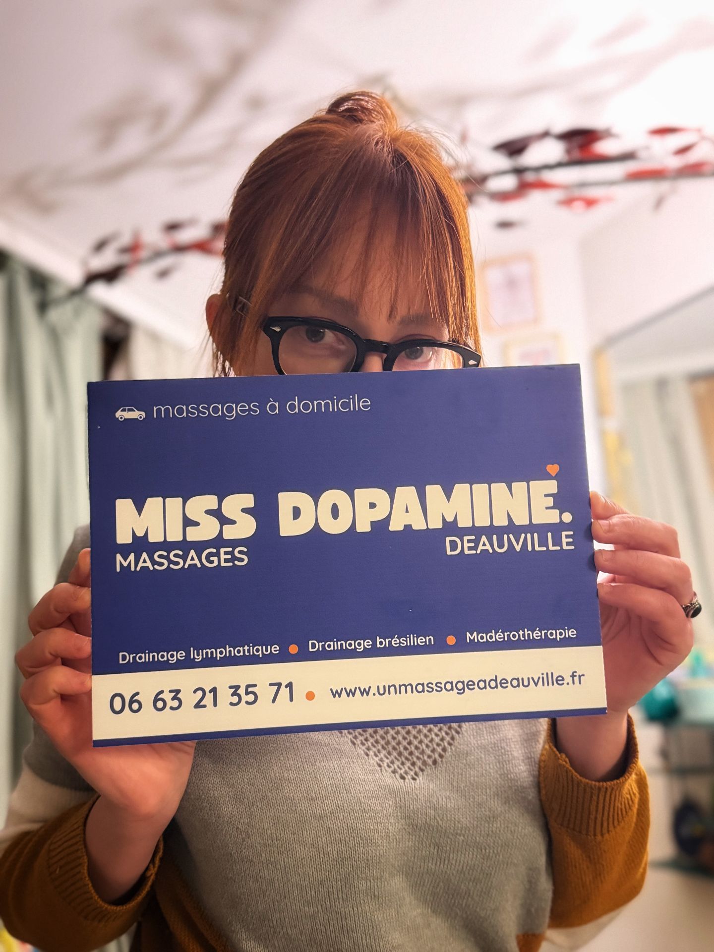 Massage à domicile Deauville Trouville - Espace bien-être Miss Dopamine