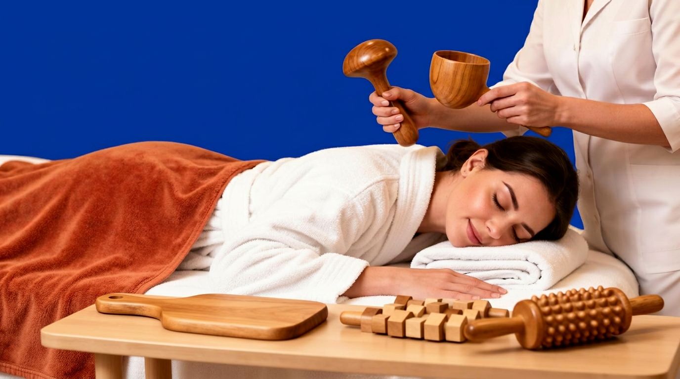 Outils de madérothérapie massage à domicile Deauville - Miss Dopamine